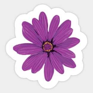 Aesthetic Purple flower Sticker